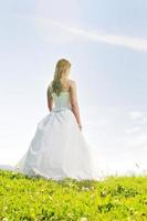 sposa all'aperto Visualizza foto