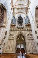 ulm, Germania - luglio 20, 2019. grande Chiesa organo tubi, interno di il ulm Cattedrale il il più alto Chiesa nel il mondo. foto