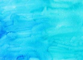 acquerello luminosa turchese sfondo la pittura. acquerello in profondità cielo blu macchie su carta. artistico liquido sfondo. foto