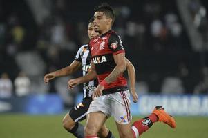 rio, brasile - marzo 03, 2018 - lucas paqueta giocatore nel incontro fra flamengo e bottafogo di il carioca campionato nel nilton santos stadio foto