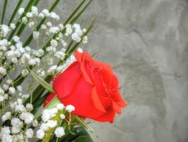 mazzo con rosso Rose foto