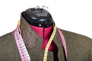 sartoria di uomo tweed giacca su manichino foto