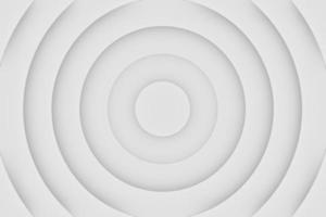 semplice bianca cerchi astratto sfondo. 3d illustrazione. foto