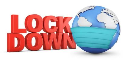 lockdown Il prossimo per globo foto