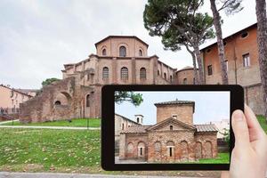 foto di antico basilica nel Ravenna, Italia