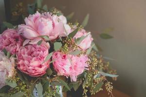 primo piano di un bouquet foto