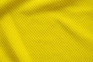 colore giallo maglia da calcio abbigliamento tessuto trama abbigliamento sportivo sfondo, primo piano foto