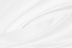 pulito intrecciata bellissimo morbido tessuto astratto liscio curva forma decorativo moda tessile argento bianca sfondo foto