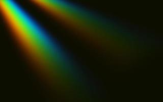 arcobaleno colore pendenza su nero sfondo per struttura sovrapposizione. astratto creativo struttura per striscione, sfondo, sfondo, eccetera. divertimento e allegro vibrazioni per foto effetto illuminazione copertura