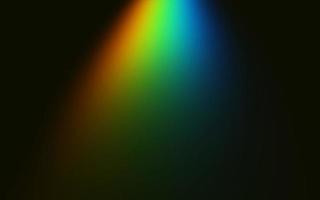 arcobaleno colore pendenza su nero sfondo per struttura sovrapposizione. astratto creativo struttura per striscione, sfondo, sfondo, eccetera. divertimento e allegro vibrazioni per foto effetto illuminazione copertura