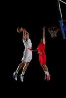 giocatore di basket in azione foto