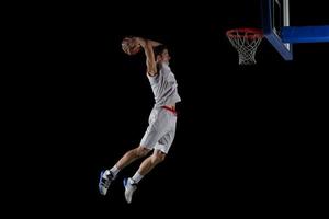 giocatore di basket in azione foto