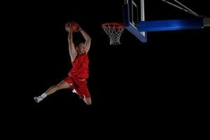 giocatore di basket in azione foto