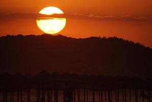 tramonto spiaggia Visualizza foto