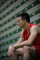 ritratto del giocatore di basket foto