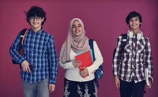 arabo adolescenti gruppo foto