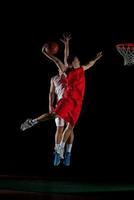 giocatore di basket in azione foto