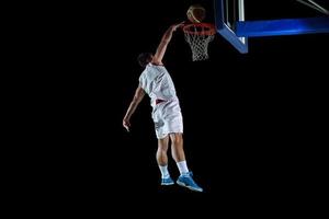 giocatore di basket in azione foto