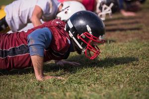 americano calcio squadra fare spingere UPS foto