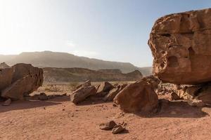 paesaggio desertico in israele foto