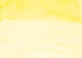 acquerello leggero giallo ombre sfondo struttura. pastello acquerello morbido sfondo. foto