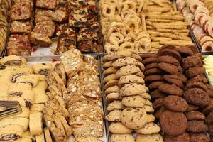 orientale dolci e torte siamo venduto a un' bazar nel Israele. foto