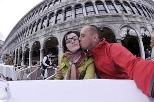 contento coppia nel Venezia foto