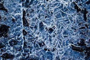 struttura del gelo di vetro foto