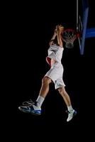 giocatore di basket in azione foto