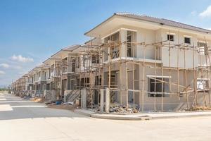 costruzione Residenziale nuovo Casa nel progresso a edificio luogo alloggiamento tenuta sviluppo foto