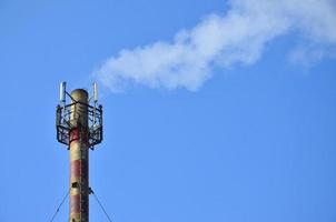 camino vapore tubo di industriale produzione pianta foto