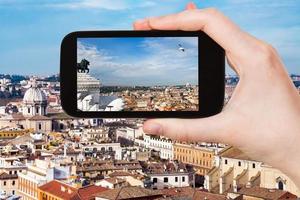 turista fotografie Roma città orizzonte