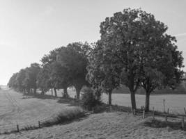 il piccolo villaggio di dispiacere a il fiume Reno foto