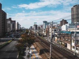 osaka, Giappone, dicembre 6, 2019 bellissimo città nel Giappone foto