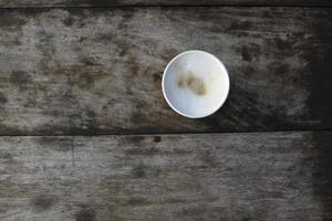 tazza di caldo caffè nel il mattina foto