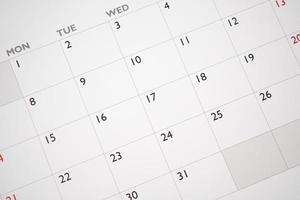 calendario pagina Data sfondo attività commerciale pianificazione appuntamento incontro concetto foto