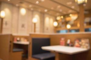 ristorante caffetteria sfocato astratto con sfondo sfocato luci bokeh foto