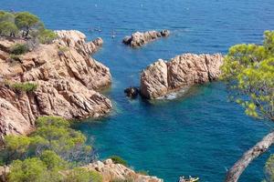 visualizzazioni di il costa brava su il mediterraneo mare, catalogna, Spagna foto