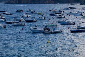 llansa piccolo spiaggia vicino calella de palafrugell su il catalano costa brava. foto