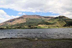 un' Visualizza di il lago quartiere vicino bassenthwaite acqua foto