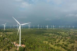 concetto di rinnovabile energia fonti, verde energia. innovativo vento turbina sostenibile fonte di elettricità è conservazione di globale ambiente. vento energia tecnologia per Conserve ecosistemi.