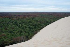 bellissimo sabbia duna a pilat, Francia foto