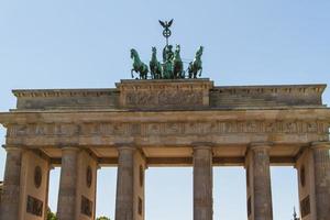 Barcellona, Spagna, 2022 - il Brandenburger tor foto