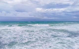 uragano 2021 temporale tropicale tempesta nel playa del Carmen Messico. foto