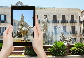 foto di piazza archimede nel Siracusa, Italia