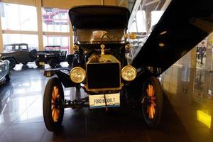 batu, est Giava, Indonesia - agosto 10, 2022, guado modello t, poi 1915- 2900 cc, antico nero auto nel angkut Museo foto