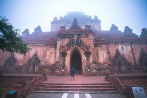 sulamani tempio, un' buddista tempio collocato nel il villaggio di minnanthù nel vecchio bagan, mandalay regione, Myanmar foto