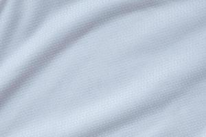 bianca gli sport capi di abbigliamento tessuto calcio camicia maglia struttura sfondo foto