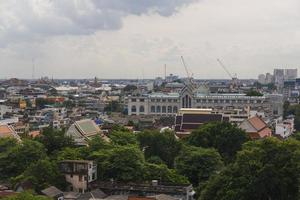 vista della città di bangkok foto