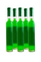 bottiglia di vino verde